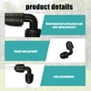 Menibeuty Gardena Irrigation System Connectors, 90° Degree Bend, Angle Connector,