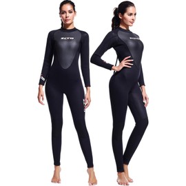 ZCCO Women Men Wetsuits,Mens Womens Wet Suit for Cold Water,Neoprene 3/2mm Wetsuit for Diving Surfing Snorkeling Kayaking Water Sports