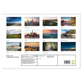 Polen - Ein unbekannter Schatz. (Wandkalender 2026 DIN A3 quer), CALVENDO Monatskalender