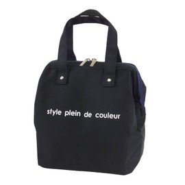Style plein de couleur Lunch Bag, Cold Retention, Stylish, Handbag, Large Capacity, Unisex, Large, For Work or School Commutes to Work or School / Work or School / Lunch Wire, Colors L AF5997D (Black
