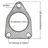 YGQ 31644 Exhaust Flange Gasket Compatible with Acura TSX Honda