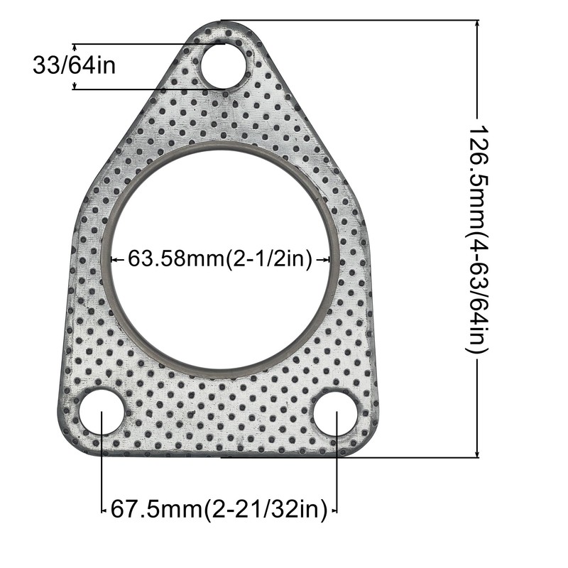 YGQ 31644 Exhaust Flange Gasket Compatible with Acura TSX Honda