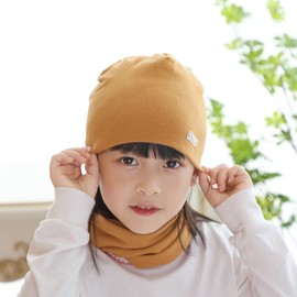 VUCDXOP Baby Beanie Hat Loop Scarf Set Boys Girls Beanie Hats + Tube Scarf Set of 2 Autumn Winter Soft Cotton Beanie Hat Neckerchief Neck Warmer Round Scarf Set