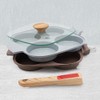 RANX INGST Ceramic Egg Frying Pan with Lid, Nonstick 4