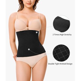 Nebility 2 Pack Waist Trainer for Women Faja Body Shaper Shapewear Tummy Control Girdles Body Shaper