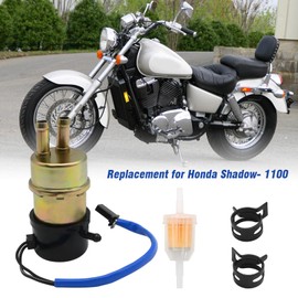 Anxingo 16710-MBA-612 Electric Fuel Pump Replacement for Honda Shadow 1100, Replacement for ACE 750 1100, Replacement for Aero 750 1100, Replacement for Spirit 750 1000