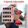NAWIN Cordless Impact Driver Kit 20V Max Torque 240Nm（177ft-lbs）High Rotation