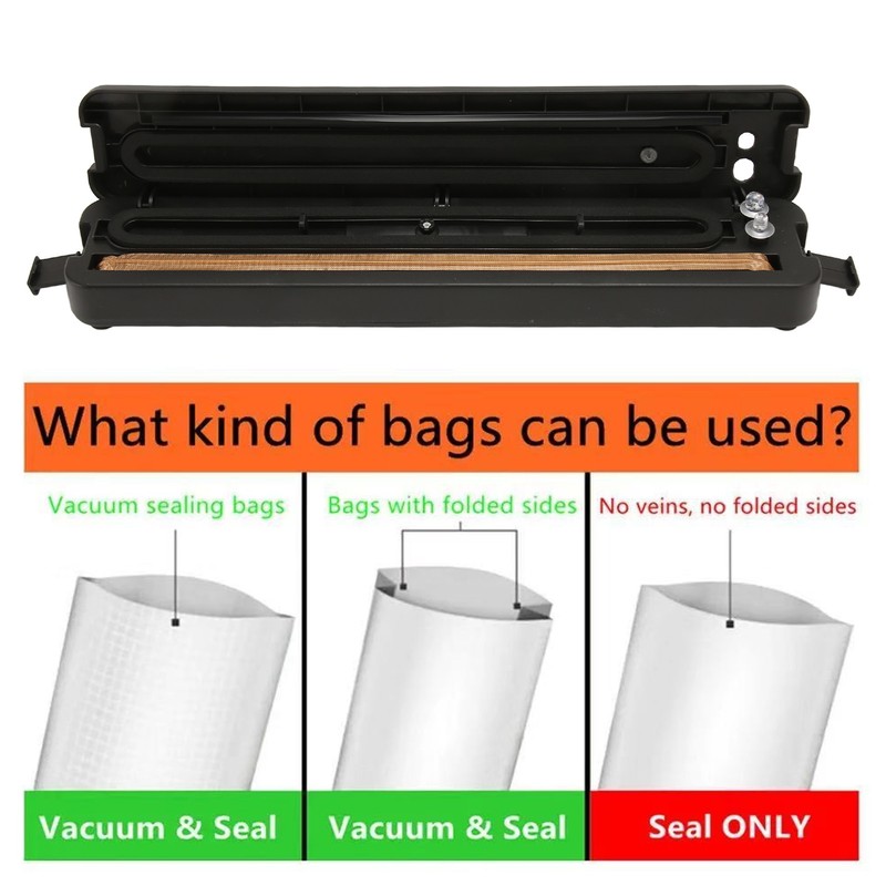 Food Vacuum Sealer Machine 60Kpa Automatic Vacuum Sealing Machine with