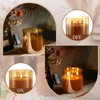 Retisee 1 Pcs 6'' x 6'' Extra Large Flameless Candles,