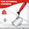 SHALL Stainless Steel Corner Trowel Set, Inner & Outer Angled