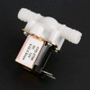 DC12V Electric Solenoid Valve, OD12mm Plastic Electromagnetic Valve N/C Normally