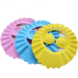 Children's Shampoo Shower Cap with Ear Protection DD-10167 Blue 7ea