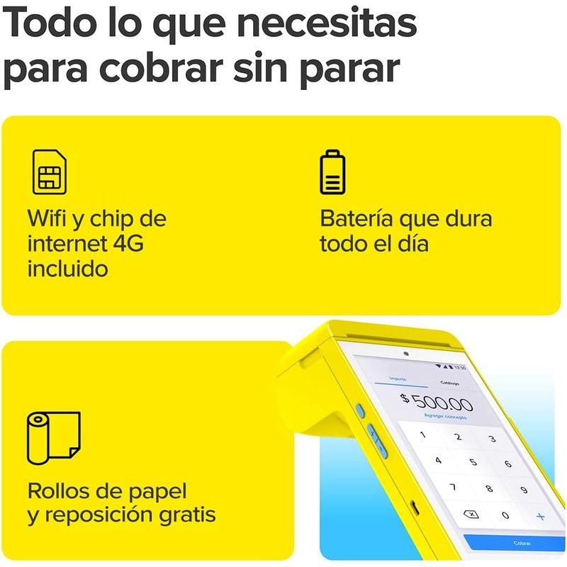 MERCADO PAGO POINT Smart 2, Terminal para Tarjetas con Internet