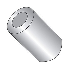 Small Parts 311506RSA Round Spacer, Aluminum, Plain Finish, #6 Screw Size, 5/16" OD, 0.14" ID, 15/16" Length (Pack of 10)
