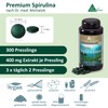 Premium Vegan Spirulina Pellets Made from Natural Teal Algae +