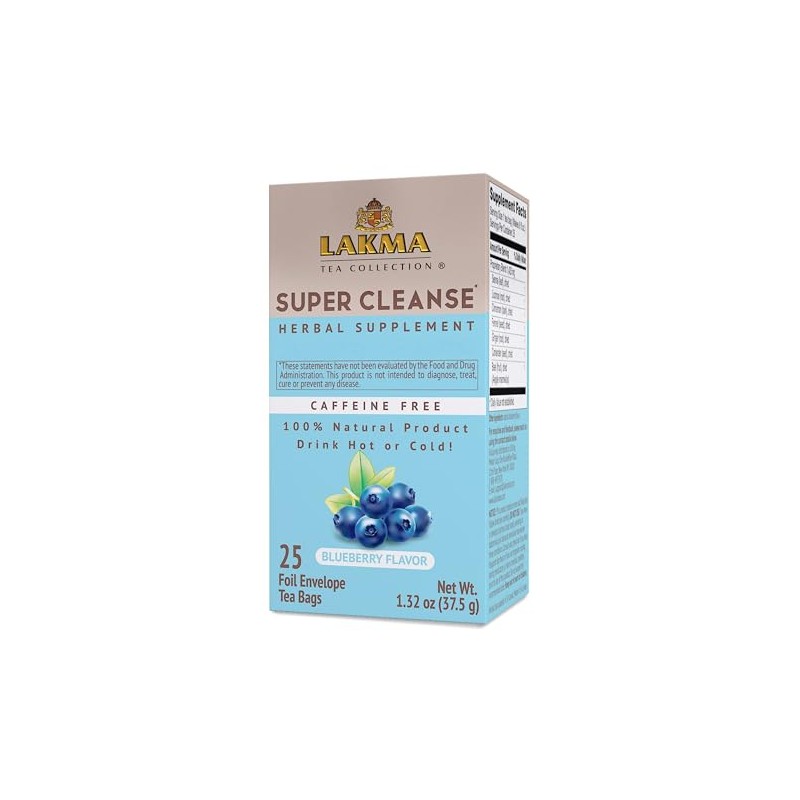 HYLEYS Lakma Super Cleanse Tea with Blueberry - 25 Tea