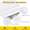 NICETOWN White Short Window Curtains for Windows 50 inch Long