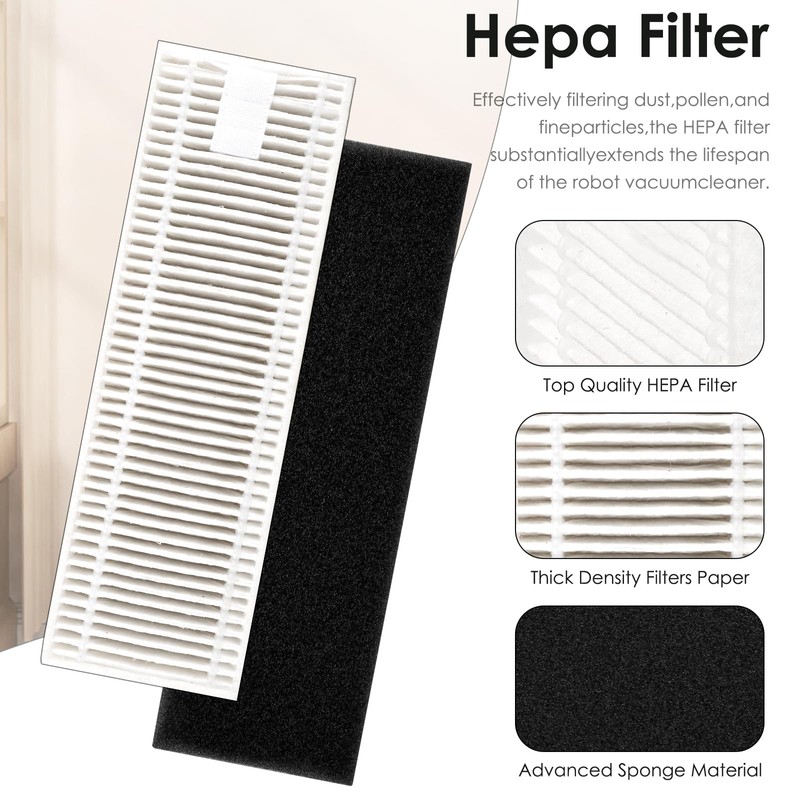HEPA Filter Compatible with Tikom G8000/G8000 Pro, Wet and Dry