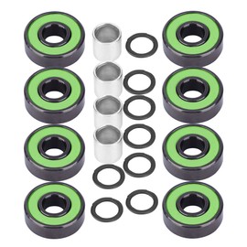 Skateboard Stable Fast Speed Chrome Steel Bearing Extended Inner Ring Perfect for Alignment Longboard