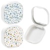 2 Pack Retainer Case, Denture Case Night Guard Mouth Guard