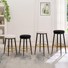 Ball & Cast Modern Metal Frame Round Bar Stools 24