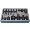 CCLIFE 17-Piece Socket Adapter for Impact Wrench 1/4 Inch 3/8