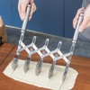 7 Wheel Pastry Cutter Tool,Adjustable Pasta Cutter wheel with Handle,