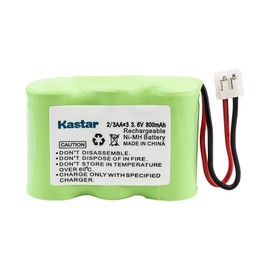 Kastar 1-Pack 2/3AA 3.6V 800mAh EH Ni-MH Rechargeable Battery for AT&T 2422 80-5074-00-00 Lucent 2422 Vtech ia5870 ia5882 Sanik 3SN-2/3AA30-S-J1 Cordless Phone (Check Your Cordless Phone Model Down)