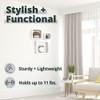 Greenco 3 Cube Floating Shelf, Easy-to-Assemble Floating Wall Mount Shelves