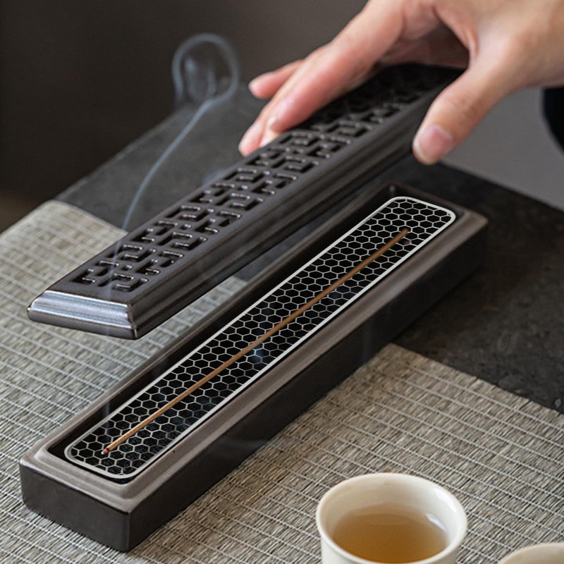 Incense Burner, Horizontal Incense Burner, For Buddhist Altar, Tea Ceremony