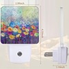 YASHILAIYA Dandelion Poppy Floral Night Light,Spring Flower Dandelion Poppy Summer
