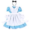 Party City AQUA Dress Kids Cosplay Costume, US Kids Size