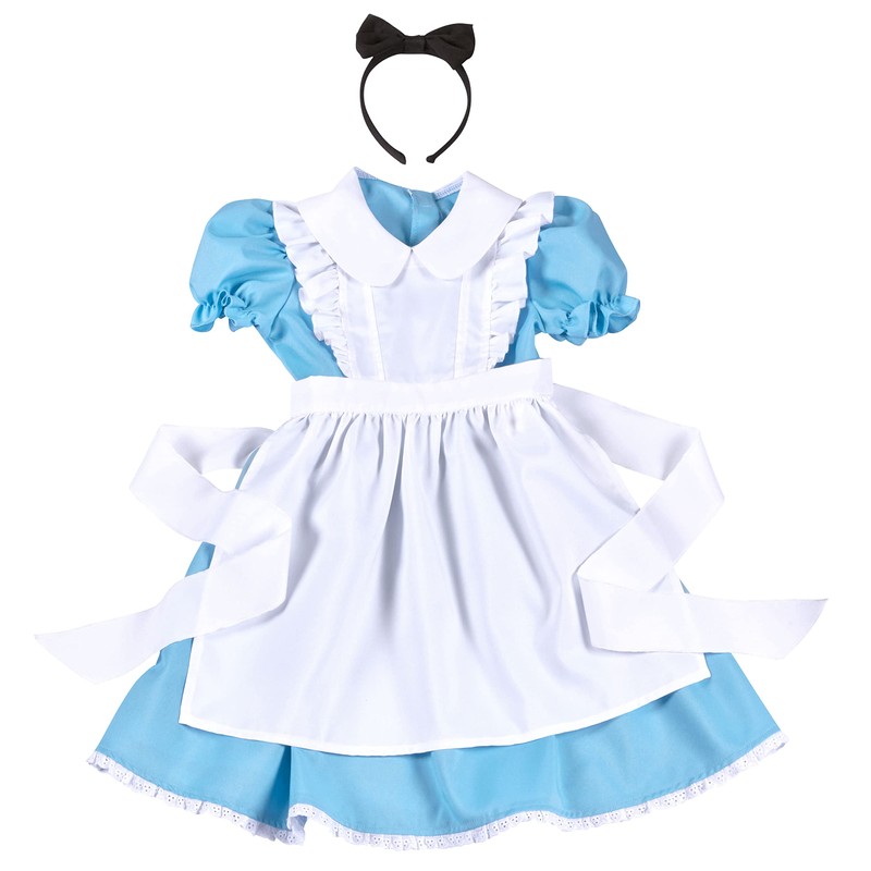 Party City AQUA Dress Kids Cosplay Costume, US Kids Size