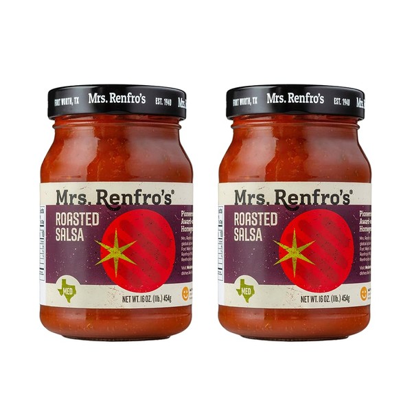 Mrs. Renfro’s Roasted Salsa – Gluten Free (16-oz. jars, 2-pack)