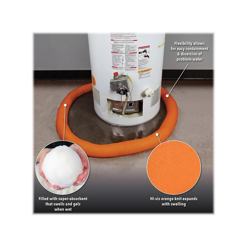 Quick Dam 4ft Water Dam Flood Barrier for Leaks, Spills