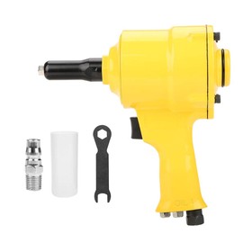 Nikou KP-705P Pneumatic Riveter, Bolt Shooter, Electric Pneumatic Riveter, Pistol Grip Rivet Gun, Air Operated Riveting Tool, 2.4/3.2/4.0/4.8 mm
