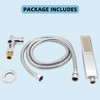 Backnets Solid Brass Handheld Shower Head Arc Design High Pressure