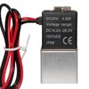 Qolekog Válvula solenoide eléctrica de 24 V DC de 1/8