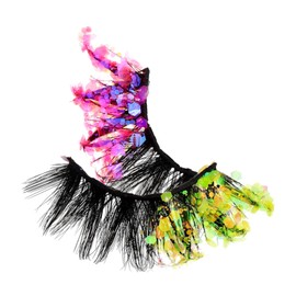 Ipetboom Elegant Glitter Lashes 1 Pair False Eyelash Sets for Birthday Parties and Special Occasions