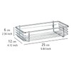 Wenko 16823100 Universal shelf Milano zur Wandmontage, Metal Steel, 25