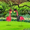 Aliceset 4 Pcs Western Yard Decorations Outdoor, 2 Sets Cowboy
