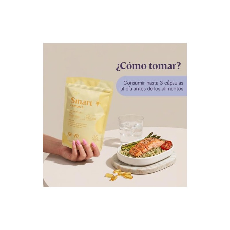 B-FIT Omega 3 1800 mg Ácidos Grasos - 1080 EPA