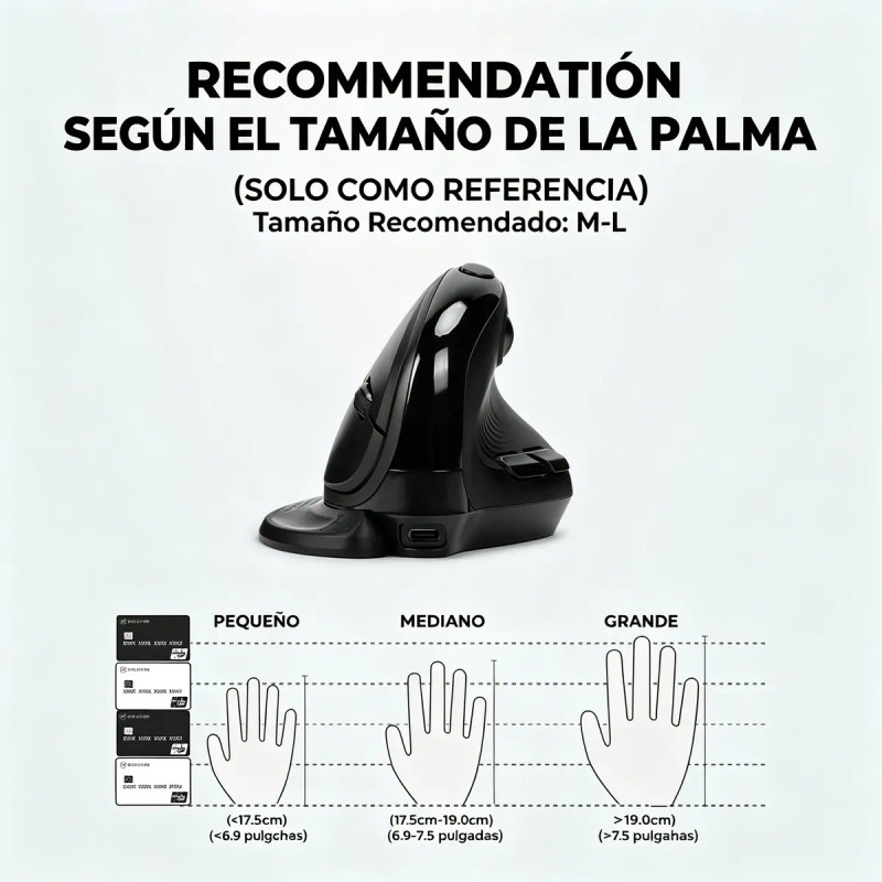 Delux Mouse Ergonómico, Pantalla Oled, Rueda De Pulgar, Rgb