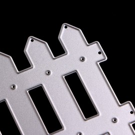 Antianzhizhuang Fence Cutting Dies - Scrapbook Album Embossing Paper Card DIY Craft Decor - Carbon Steel - 80MM*60MM/3.14*2.36