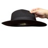 Classic Black Men's Wool Felt Godfather Gangster Mobster Gentleman Fedora