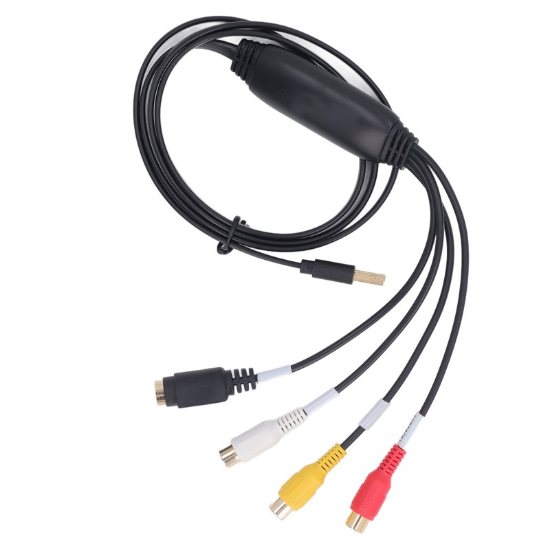 Video Capture Card USB to RCA S Video Converter Adapter