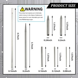 17 Pieces Metal Puzzle Tool Set DIY Metal Model Kits Tools Tab Edge Cylinder Cone Shape Bending Assist for 3D Jigsaw Puzzles Assembly Basic Model Building, Repairing and Fixing