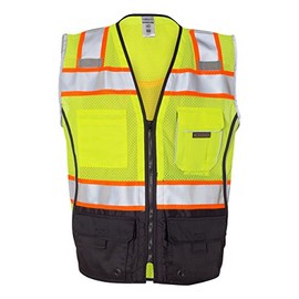 Safety Vest, M, Lime, Male