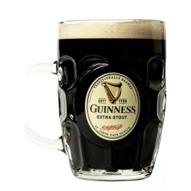 Guinness 20oz Beer Glasses Twin Pack Tankards Extra Stout Beer Glasses