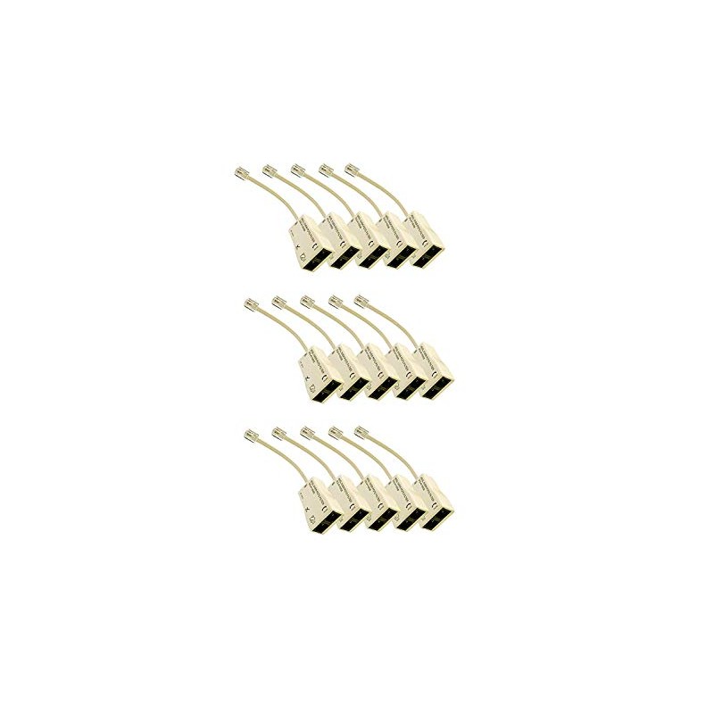 iMBAPrice (Pack of 15) in-line DSL Splitter w/Noise Filter